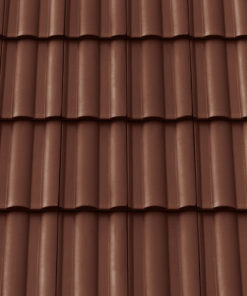 Керамічна черепиця Tondach Твист коричнивая