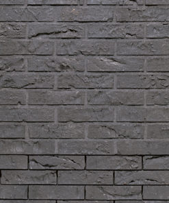 Клинкерный кирпич Vandersanden 403. Briljant Zwart Impres.