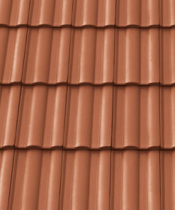 Керамічна черепиця Tondach Твист Медно-коричневая ангобированная