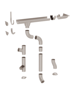 Водосточная система ZAMBELLI Сталь RAL 7037 (серый)