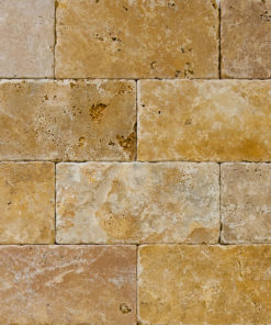 Травертин Yellow Tumbled 10x20