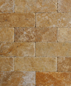 Травертин Yellow Tumbled 10x30