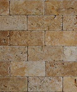 Травертин Yellow Tumbled 7,5x15